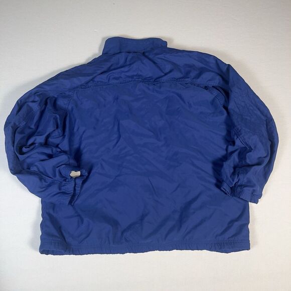 Vtg 1980s CA Sport Blue Polyester Ski‎ Jacket Cotton Lined Russian Made XL - Picture 6 of 12